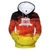 Sudaderas con capucha para hombre Bandera nacional Sudadera con capucha Portugal Argentina Alemania Rusia Brasil EE. UU. Parejas Sudadera Top Blusa Hombres Chaqueta suelta informal