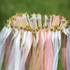 Drapeaux de bannière 50Pcs / Set Twirling Wands Wedding Party Favor Sticks avec Bell Bride Groom Multi couleurs de haute qualité Articles de fête 230804