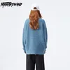 Maglioni da uomo autunno inverno coppia pullover colletto alla coreana/risvolto maglione lavorato a maglia scozzese top uomo e donna hip-hop streetwear casual sciolto