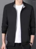 Vestes pour hommes 2023 Bomber Casual Hommes Outwear Slim Fit Business Jacket Mode Homme Stand Col Coupe-Vent Manteaux Vêtements