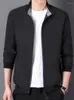 Herrjackor 2023 Bomber Casual Men outwear Slim Fit Business Jacket Fashion Man Stand Collar Windbreaker rockar Kläder