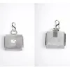 Evening Bags Small Silver Crossbody Bag Combination Mini Earphone Side Fashion Female Detachable Coin Purse Key Chain Cool 230804