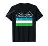 Mäns T-skjortor mer design uzbekistan uzbek tashkent xumo flagga t-shirt för män kvinnor skjorta toppar bomull tees