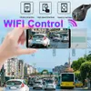 Araba DVRS WiFi Video Kaydedici 2K Dash Cam HD 1440p Araba DVR Novatek Çift Lens Kayıt Cihaz Dijital Gözetim Kameraları Gece Görüşü Videecam X0804 X0804