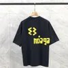 Tasarımcı Erkek Tişörtler Unisex Kadın Moda Gevşek Pamuk Kısa Kollu Mektuplar Baskılı T-Shirt Hip Hop Street Giyim Tshirt Sıradan Üst Tees Boyutu S-XXL