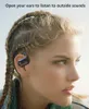 Apple Kulaklıklar Bluetooth Kulaklıklar Spor Su Geçirmez Earhook Kablosuz Kulaklık LED Ekran Kuffie Binaural Gürültü Azaltma HD Akıllı Telefon İçin Çağrı Kulaklığı