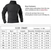 Men's Hoodies Fashion Tactical Hiking Outdoor T-Shirts Long Sleeve Military Camouflage Hunting Climbing Shirt Male Breathable Clothes