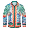 Мужские дизайнерские рубашки Casablanc Hawaii Рубашки для рубашки Printing Pattern Camicia Unisex Button Up Hemd #YY03