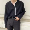 남성용 후드 2023 스프링 라이트 럭셔리 패션 느슨한 풀오버 셔츠 얇은 올 매치 부티크 의류 간단한 스타일