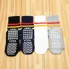 Athletic Socks Multicolor Striped Yoga Professional Silicone Non-Slip Ballet Pilates Women Cotton Gym Fitness Dance Sport