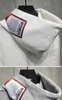 Wysokiej jakości ciężkie tkaniny mężczyźni z kapturem 1 1 Gwagbo haftowany z kapturem bluzy Załóż Załącznik Bluzy T230806