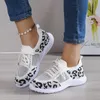 Scarpe eleganti Sneakers da tennis leopardate da donna 2023 Primavera Autunno New Mesh Scarpe sportive traspiranti Ladies Walking Running Flats Zapatos De Mujer J230806