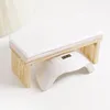 Hand Rests 1pc Nail Rest Hand Cushion Arm Manicure Pillow Table Wrist Cushions Wooden Foam Nail Art Hand 30x13x12cm 230804