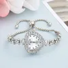 Wristwatches 2023 Luxury Diamond Watch For Women Fashion Quartz Gifts Ladies Crystal Watches Free Shiping