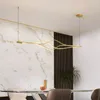 Pendelleuchten Moderne lange Streifenlichter für Schlafzimmer Arbeitszimmer Wohnzimmer Küche Innenbeleuchtung Hang Bar Fixtures Dropship AC85-260V