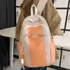 Рюкзак новая девушка Nylon Kawaii Red Student School Sack Cool Women Fashion Laptop College Backpack Teen Женщина -туристическая книга Сумки Lady Trendy J230806