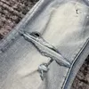 Мужские дизайнерские джинсы на молнии на молнии Мужские штаны Мужские дизайнерские брюки Классические брюки повседневные джинсы расстроенные рваные байкер Джин Слим Фат Джинсовый Джин Джин Жан L2