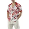 Chemises décontractées pour hommes drôle Aloha Tropical Floral Costume hawaïen hommes imprimé quotidien hauts mode rue t-shirt