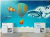 Wallpapers Custom Po 3d Wallpaper On The Wall Sky Air Balloon Animal Children's Room Background Home Decor For Walls 3 D