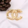 Дизайнер Gold G Brand Luxurys Desinger Brooch Women Atheston