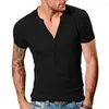 Camisetas masculinas de verão camiseta pulôver fino de cor pura jovem corte 3D masculino