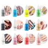 Nagellack, 12 Farben/Set, 10 ml, Nageltinte, mattschwarz, perlweiß, Nagellackfarbe, Verwendung für Airbrush, Nagelfarbenmalerei, Nagelkunst, DIY, Farbverlauf, 230804