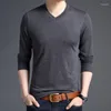 Herrtröjor Pullover Men tröja 2023 Autumn Cashmere Cotton Blend Warm Jumper Pull Homme Hombre Mens Casual Knit D213