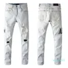 2023Designer High midja Jeans Lady Jean Ladies Scratch Jeans byxor Last raka ben mode hål hål byxor svart rippade jeans gamla260