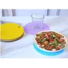 Multifunctional Round Alveolate Non-slip Heat Resistant Mat Coaster Cushion Place Mat Pot Holder Table Silicone Pad Dura