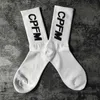 Wysokiej jakości stałe kolory 22SS Cpfm.xyz Socks Mężczyźni bawełniane CPFM Skarpetki Fashion Four Seasons T230806