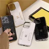 Kickstand H Phonecase Designer de capas de telefone adequadas para Iphone 14 13Promax 12 11 14pro Max Case Phones Holder Protect Shell Black Accessories Men