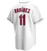 Cleveland''Indians''2023 S-4XL Aangepaste Jose Ramirez Jersey Harold Amed Rosario Jim Thome Ricky Vaughn Franmil Reyes Shane Bieber Tyler Naquin Logan Allen