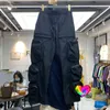 2021 3D Multiple Pockets Cargo Pants Men Women High Quality Joggers Drawstring Zipper Sweatpants Track Trousers Embroidery Mark T230806