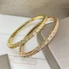 Luxe hartarmband gouden armband ontwerper Diamanten armbanden voor vrouwen Snake Womens designer sieraden Roestvrij staal heren damesarmband verlovingscadeau huwelijkscadeau
