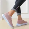 SURES BUTS Damska siatka oddychająca lekka praca platforma poślizgnięta buty dla kobiet Safty Sneakers Zapatos Sneaker plus size 35-43 2023 J230806