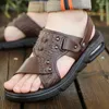 Men's Summer Sandals Air 2024 Cushion Thick Soled Mesh Breathable Outdoor Sneaker Men Fashionable Antiskid Beach 5