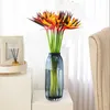 Fleurs décoratives 1/2 pièces oiseau de paradis artificiel faux Bouquet plante pour décor de Table à la maison fleur permanente bureau