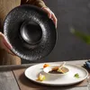 Modern Stoneware Hotel Sofra Takımı Horeca Concept Yemek Takımı Koleksiyonu Yaratıcı Yemekler Tabakları Seramik Çorba Tabağı