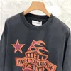 23SS Make Old Washed HELLSTAR T-Shirt Herren Damen Beste Qualität Übergroßes, schweres Stoff-Langarm-T-Shirt T-Shirt Bermudas T230806