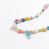 Tour de cou Salircon coréen Baroque Imitation perle mignon fleur perlé collier court collier Boho tissé à la main bijoux pour femmes