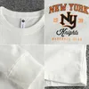 Mäns T-skjortor 2023 Autumn/Winter Simple Letter Printing Long Sleeve T-shirt för bekväm lös passform All Cotton Bottom Shirt 401