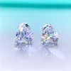 Factory Wholesale Bling Lab Diamond Fashion Jewelry 3CT 4CT Heart Moissanite Earring