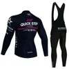 Conjuntos de Camisas de Ciclismo Manga Comprida Conjunto de Camisas de Ciclismo Quick Step Mtb Roupas de Bicicleta Maillot Ropa Ciclismo Roupas de Bicicleta Masculinas Conjunto de Ciclismo 230804