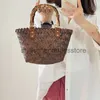 肩の大容量ラタン織り竹のジョイントトートバケツハンドキャベツバスケットポータブルストローbagstylishhandbagsstorestylishhandbagsstore