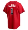 Atlanta''Bravs'''2023 S-4XL WS 골드 프로그램 Jersey Ronald Acuna Jr. Matt Olson Atlanta Jorge Soler Deion Sanders Austin Riley Brave Ozzie Albies Jones Men