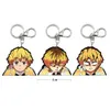 Gros Anime 3D Gradient Keychain Cartoon Image Keychain Pendentif Enfants Cadeau Acrylique Keychain