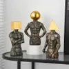 Objetos decorativos Estatuetas Nodic Home Decor Abstrato Estátua Escultura Sala Decoração Coleção Mesa Estante Estatueta Escultura Criativa 230804