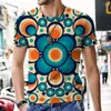 Męskie koszulki T-shirt 3D Modna moda z krótkim rękawem swobodny bluza abstrakcyjna olśniewająca wzór 2023 Summer Men unty Tops