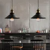 Kolye lambalar çatı katı vintage ışıklar Amerikan endüstriyel lamba yemek odası kahve dükkanı bar asılı siyah elbise edison ışık