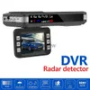 Car DVRS 2 في 1 Car DVR Camera Dash Cam English Russian Voice Radar Dencord Car DVR Dashboard 12V Camera Radar Detector X K CT LA X0804 X0804